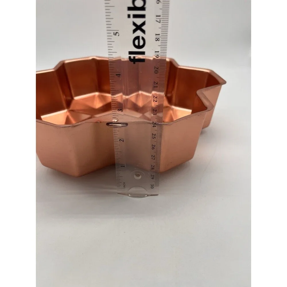 Copper Jello Mold Geometric Star Honeycomb Wall Decor